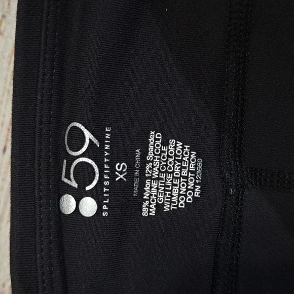 Cyclebar x Splits59 Black Franklin, TN Leggings - Picture 3 of 9